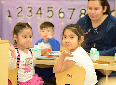 young children in a classroom