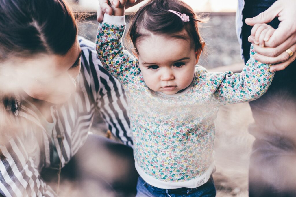 toddler walking