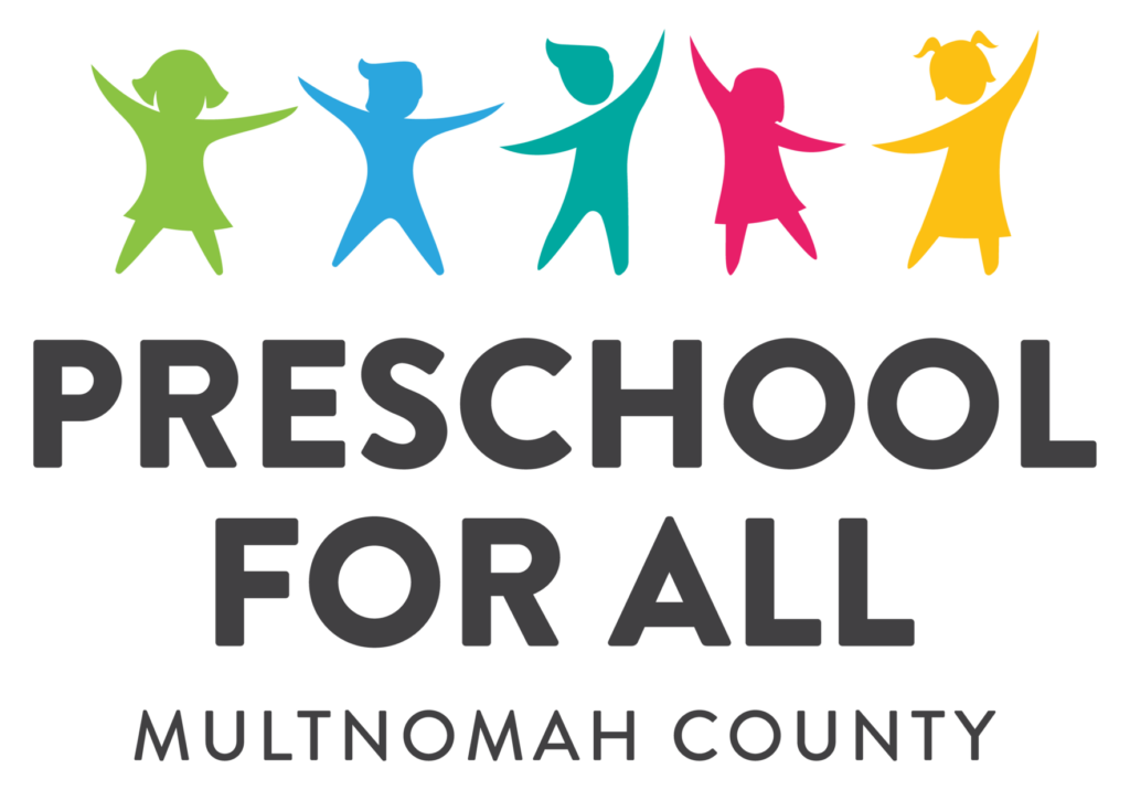 Preschool For All Multnomah County Logo